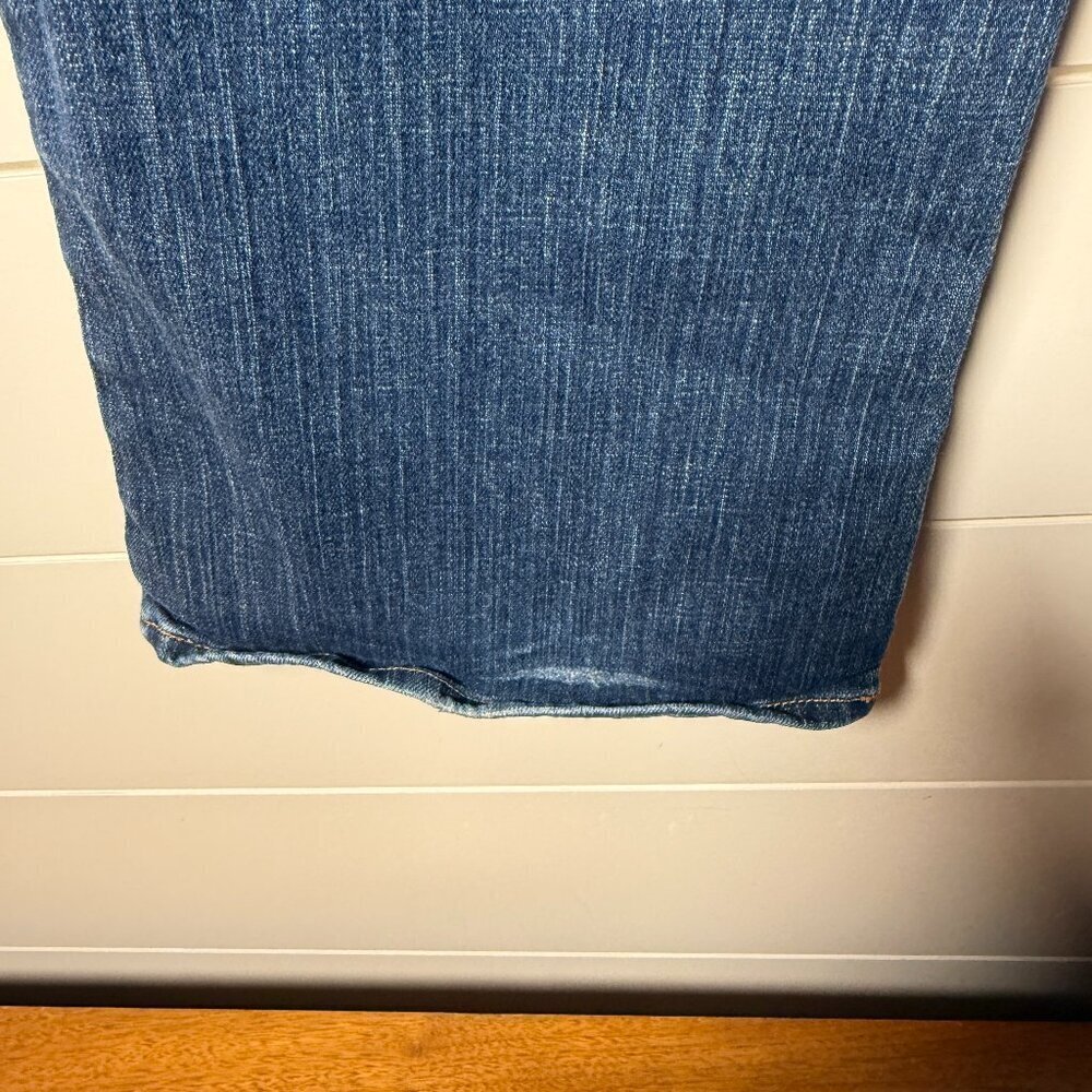 Eddie Bauer Denim Blue Jeans Classi Fit Size 8 Short Specially Dyed - Picture 6 of 11